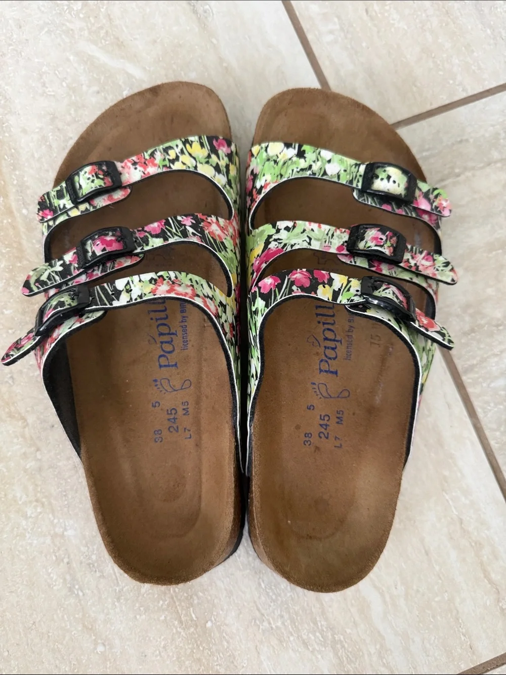 Papillio by Birkenstock Florida Spring Flower sandals
